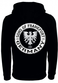 Sons of Frankfurt Patch Zipper Hooded schwarz