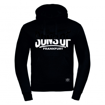 Sons of Frankfurt Herren Hooded Two Color Adler print Schwarz