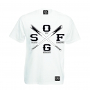 Herren T-Shirt weiß "Sons of Frankfurt" Germany Baseballedition