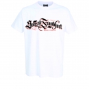 Sons of Frankfurt Herren T-Shirt mit fettem Frankfurt Schriftzug in weiss